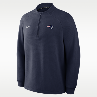 New England Patriots Par Men's Nike Therma-FIT NFL Half-Zip